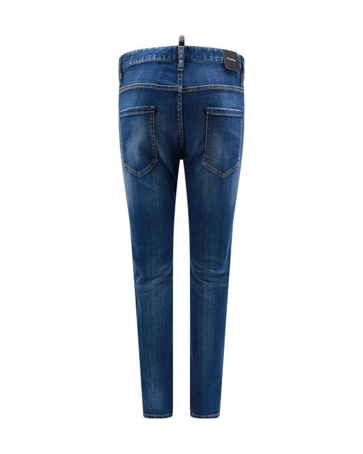 DSquared² Blue Logo Patch Cool Guy Jeans for men