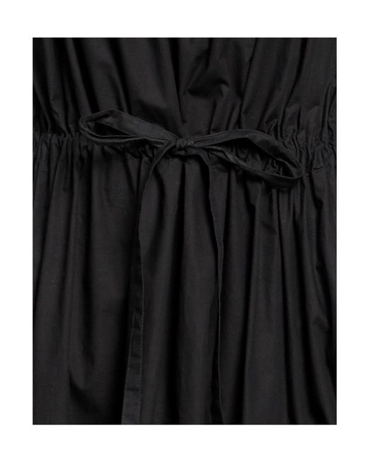 Ganni Black Fashion Solid Color Square Neck Cami Dress