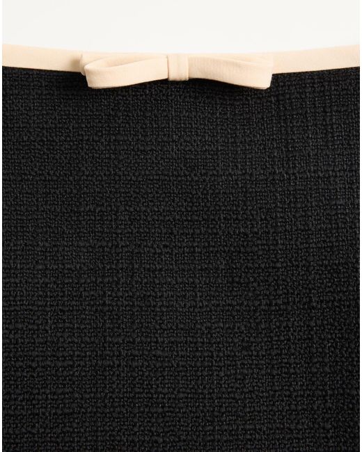 Valentino Black Bow Detailed Mini Skirt