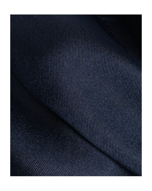 Ferragamo Blue Square Pocket Scarf for men
