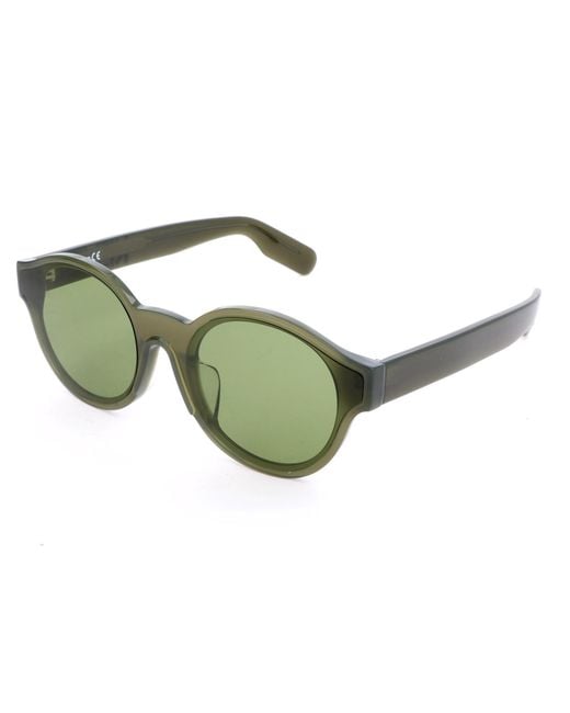 KENZO Green Round Frame Sunglasses for men