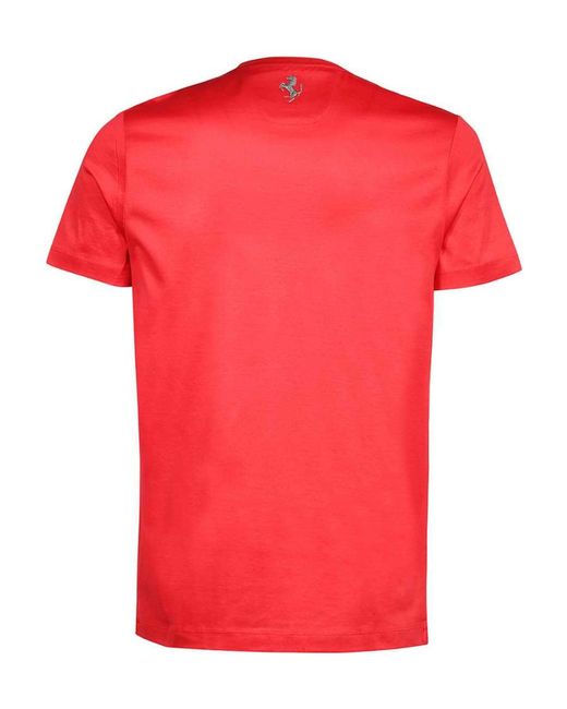 Ferrari Red Logo T-Shirt for men