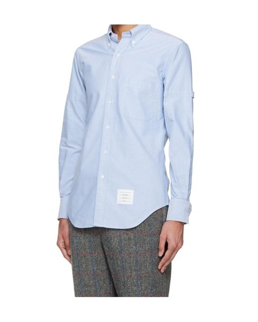 Thom Browne Purple Classic Button-Up Shirt for men