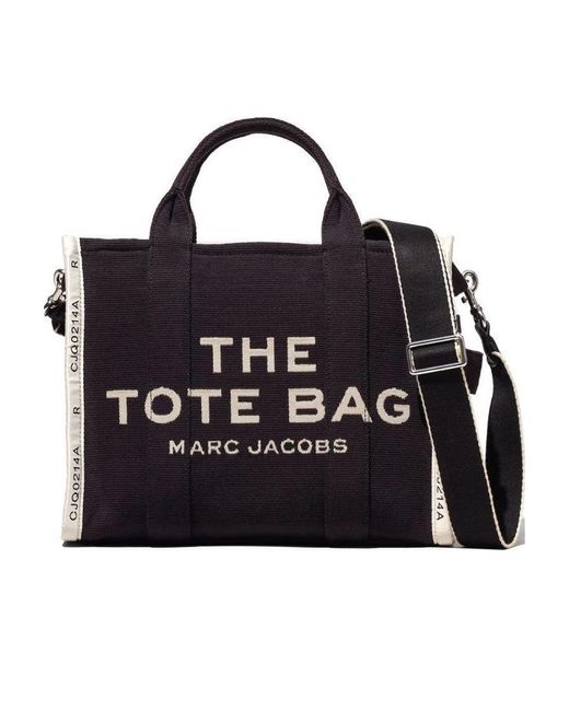 Marc Jacobs Black The Jacquard Small Tote Bag