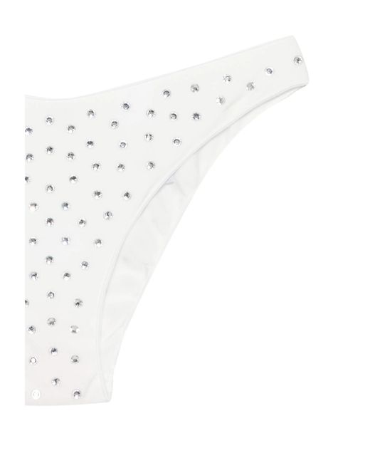 Oseree White Polka Dot Bikini Set