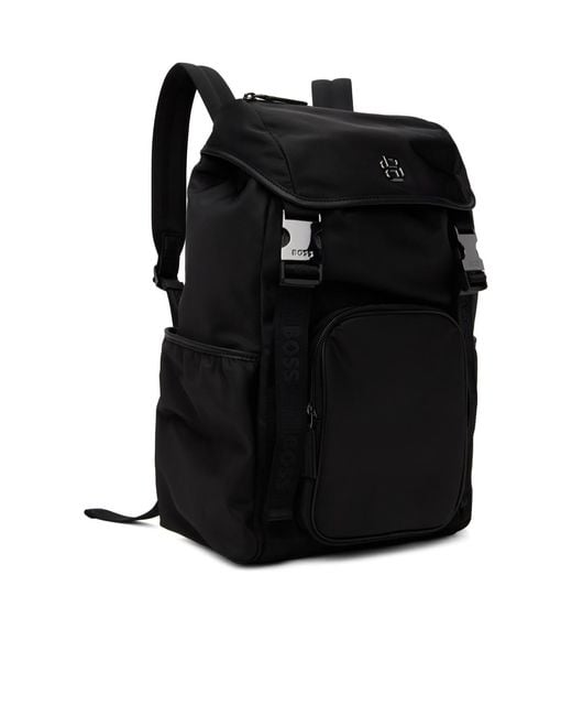 Boss Black Boss Double B Monogram Backpack for men