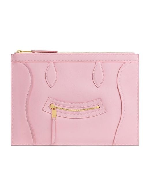 Céline Pink Medium Pouch