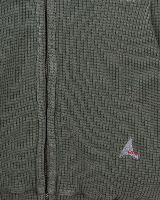 Roa Gray Bee Sun Faded Zipped Hoodie for men