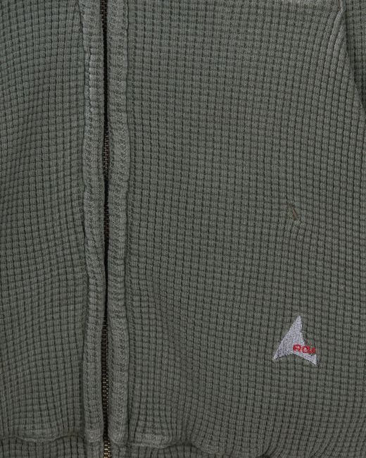 Roa Gray Bee Sun Faded Zipped Hoodie for men