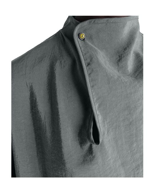 Lemaire Gray Button Detail Top
