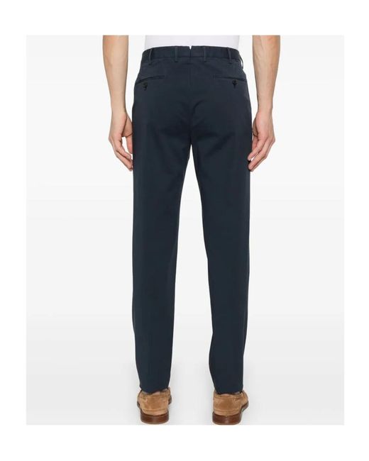 Incotex Blue Casual Trousers With Belt Loops for men