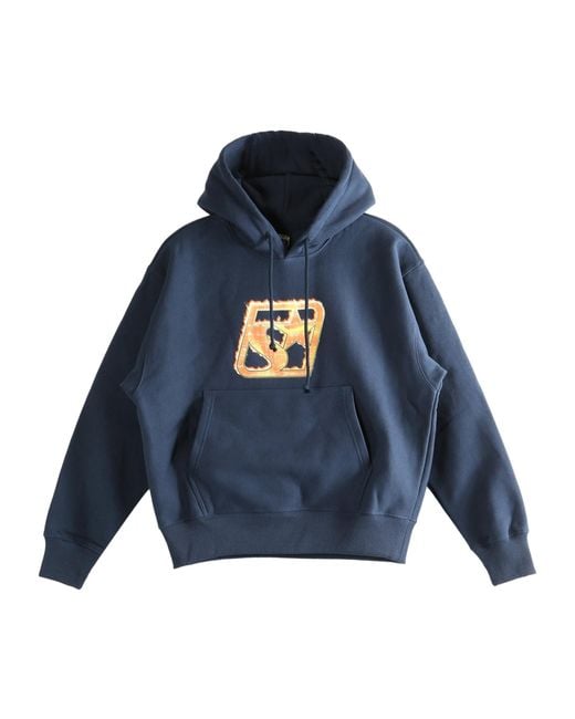 Stussy Blue Stüssy Blaze Hoodie for men
