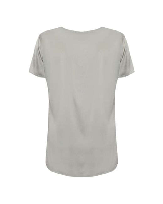 Max Mara Gray Cortona Blouse