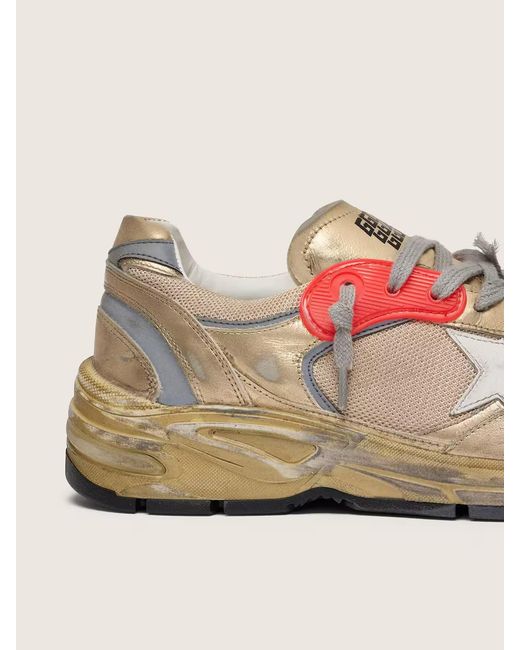 Golden Goose Deluxe Brand Pink Running Dad Lace-Up Sneakers for men