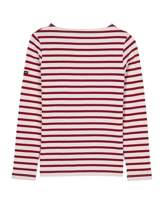 Saint James Red Long-Sleeve T-Shirt