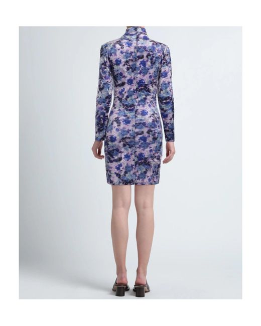 Isabel Marant Blue Floral Pattern Dress