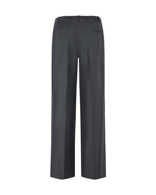 Loulou de Saison Gray Pleated Casual Trousers