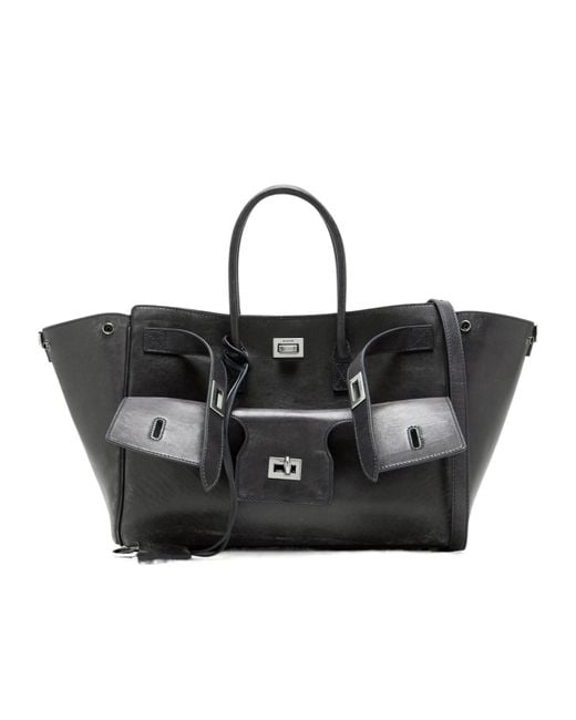 Balenciaga Black Bel Air Small Carry Bag