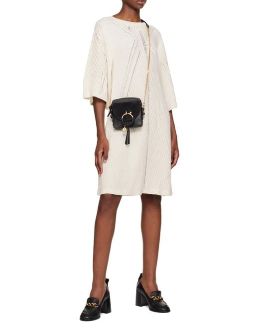 See By Chloé Black Joan Leather Crossbody Bag