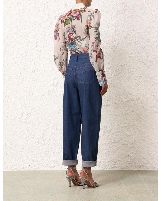 Zimmermann Blue Straight Leg Jeans