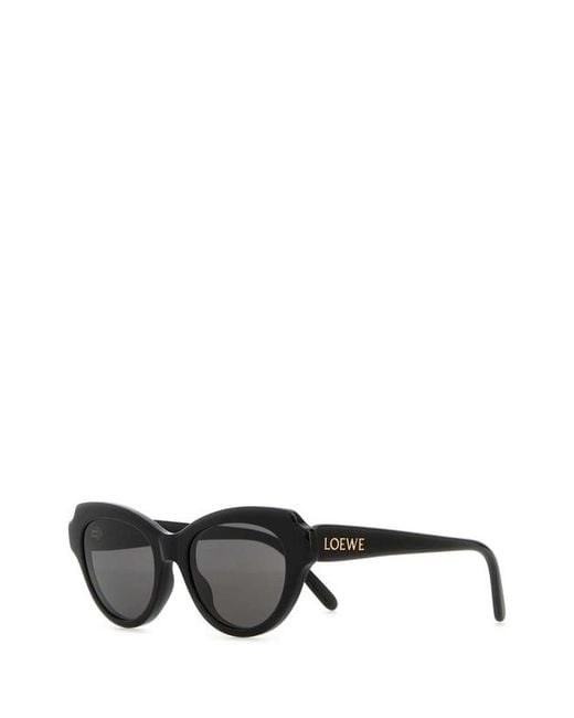 Loewe White Cat Eye Frame Sunglasses