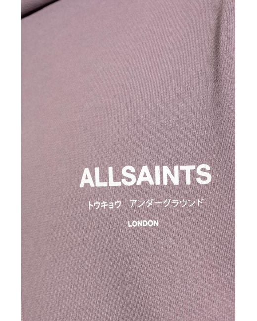 AllSaints Purple Hoodies for men