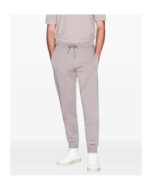 ARMANI EXCHANGE Gray Drawstring Athletic Pants for men