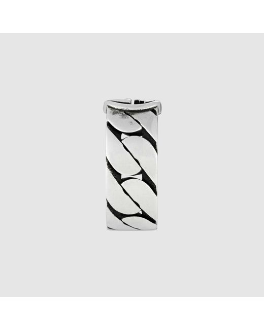 Gucci White Interlocking G Ring