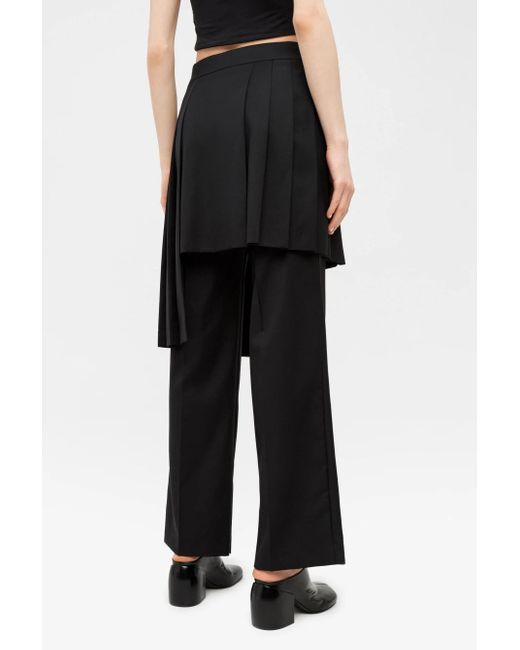 Juun.J Gray Double Layered Casual Pants