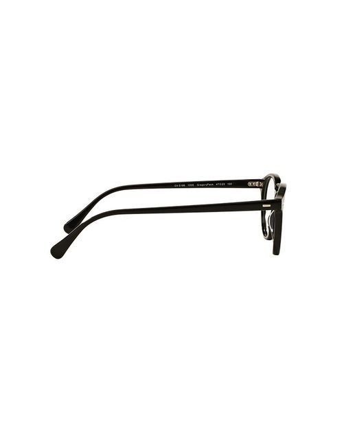 Oliver Peoples White Logo Detail Flat Lens for men