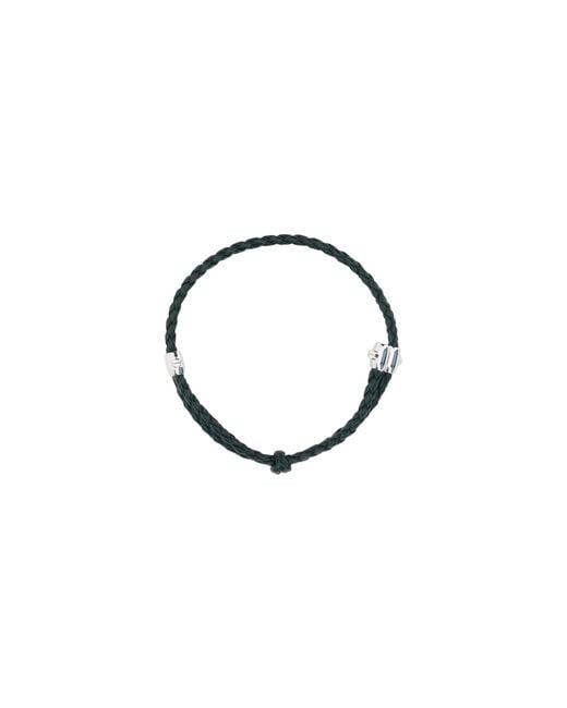 Bottega Veneta Blue Braided Bracelet for men
