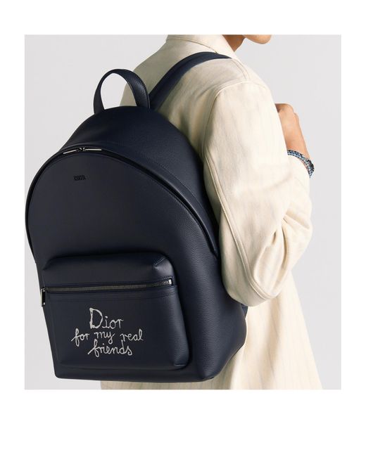 Dior And Hylton Nel Rider 2.0 Zipped Backpack in Blue for