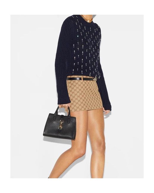 Gucci Black Jackie Small Tote Bag