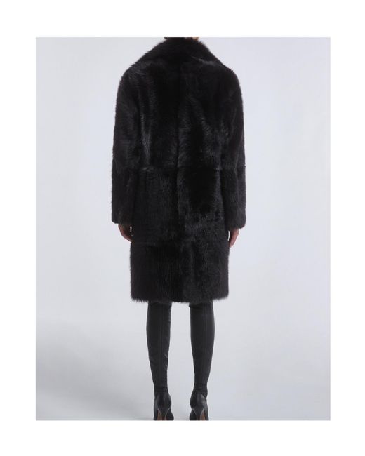 Nour Hammour Black Long-Sleeved Coat
