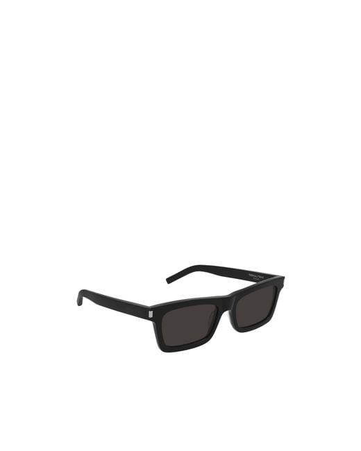 Saint Laurent White Eyewear Betty Rectangular Sunglasses