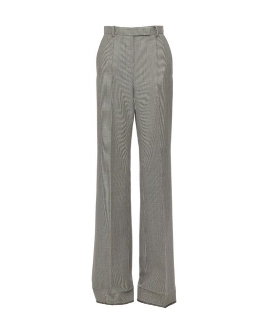 Valentino Gray Belt Loop Casual Pants