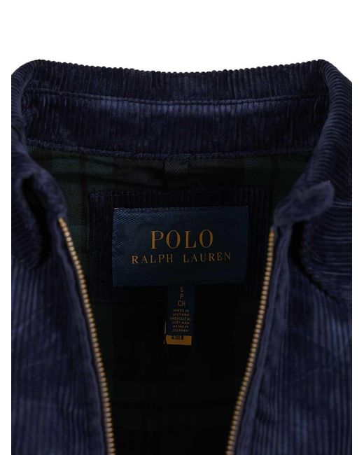 Polo Ralph Lauren Blue Wynton Corduroy Jacket for men