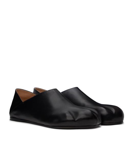 J.W. Anderson Black Stepping Heel Casual Shoes for men