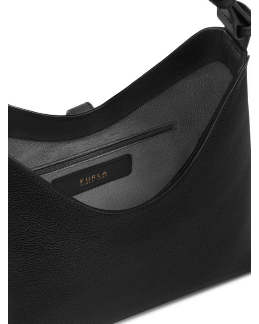 Furla Black Logo Detail Shoulder Bag