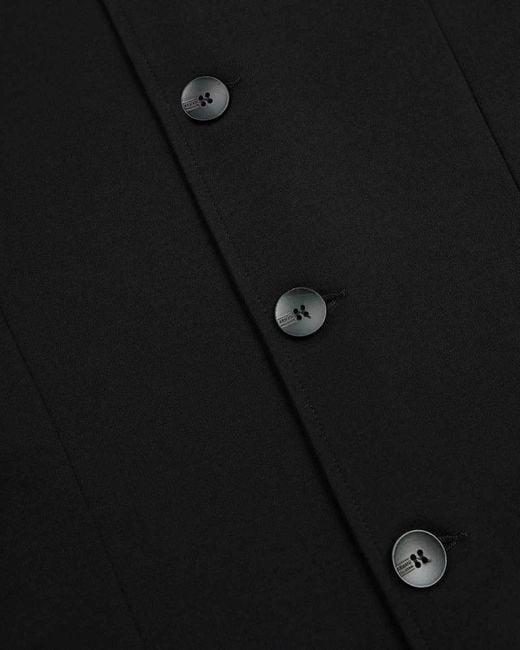 Armani Collezioni Black Logo Casual Jacket for men