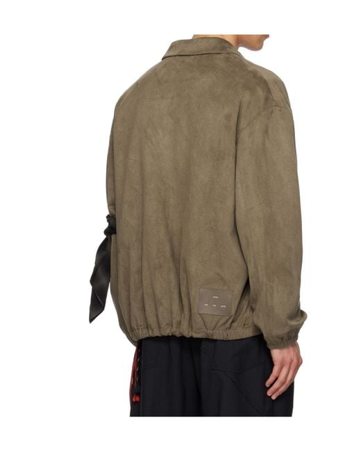 Song For The Mute Natural Shirt Collar Casual Jacket for men