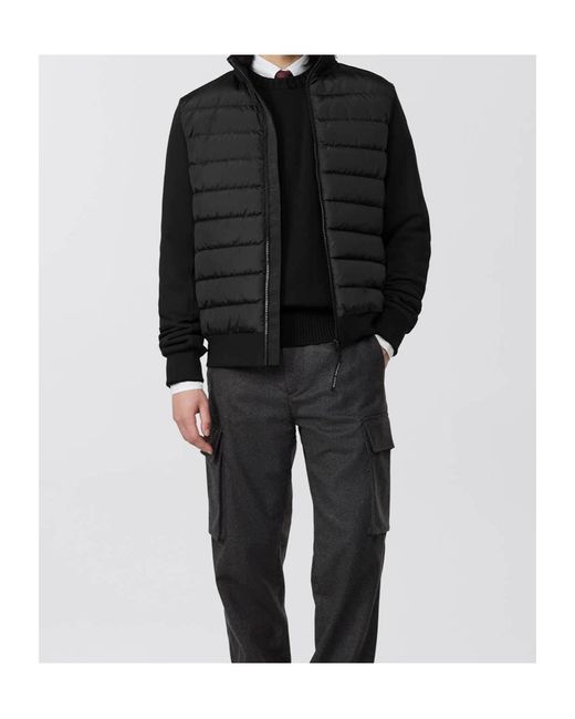 Canada Goose Black Hybridge Huron Full-Zip Jacket for men