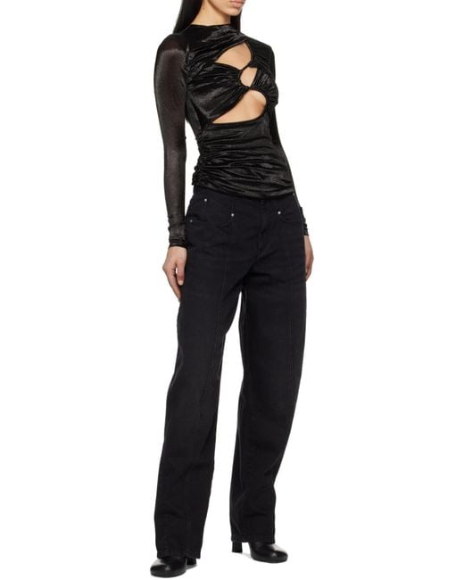 Isabel Marant Black Rose Top