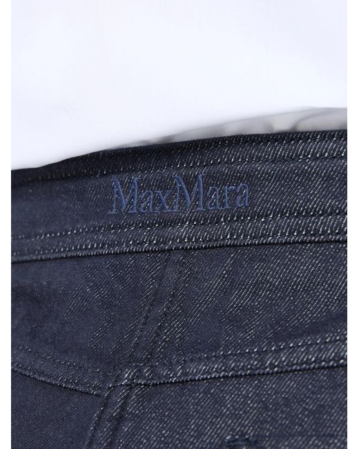 Max Mara Blue Mxmpesco Jeans