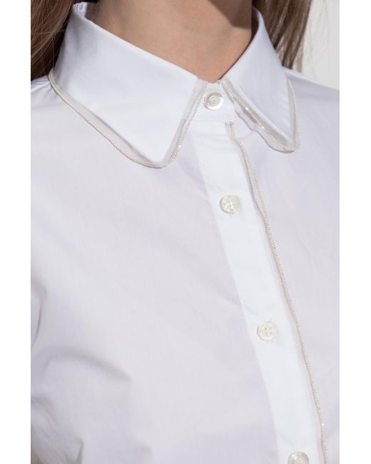 Fabiana Filippi White Logo T-Shirt