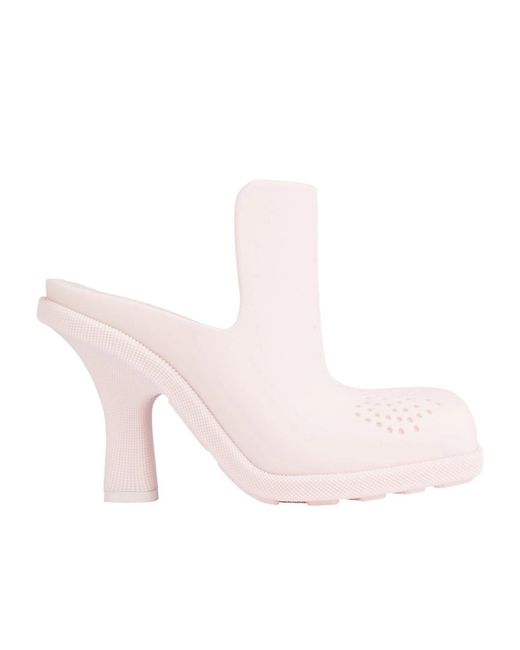 Burberry Pink Simple Mule Shoes