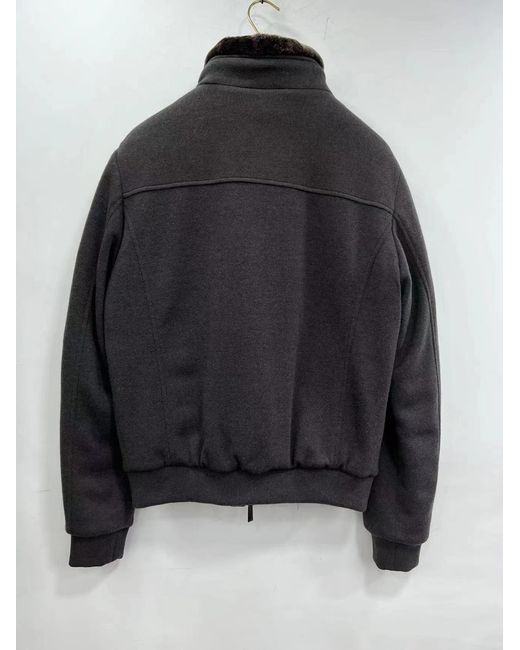 Moorer Black Long-Sleeved Casual Jacket for men