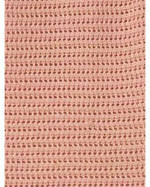 LaDoubleJ Pink Eight Counts Crop Top