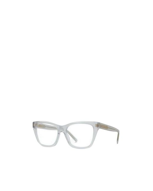 Givenchy White Full Frame Plain Mirror