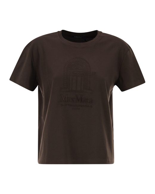 Max Mara Brown 'S Maxmara Crewneck T-Shirt